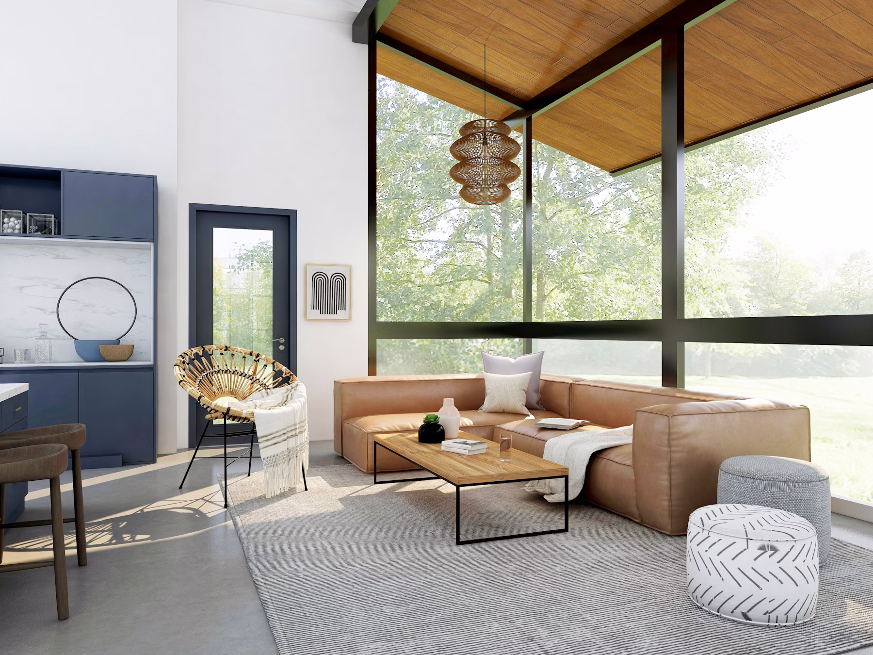 Luxury living interior
